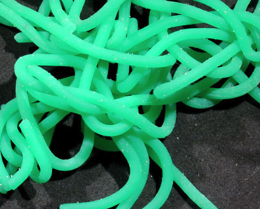 Life-like Squirmy Wormies material for crafting realistic worm pattern flies