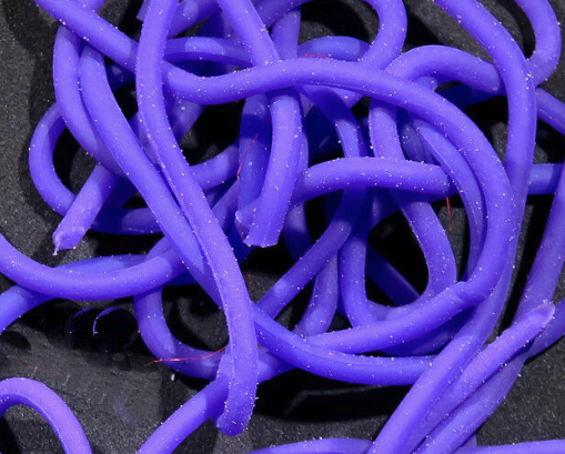 Soft-textured Squirmy Wormies for more natural movement in water.