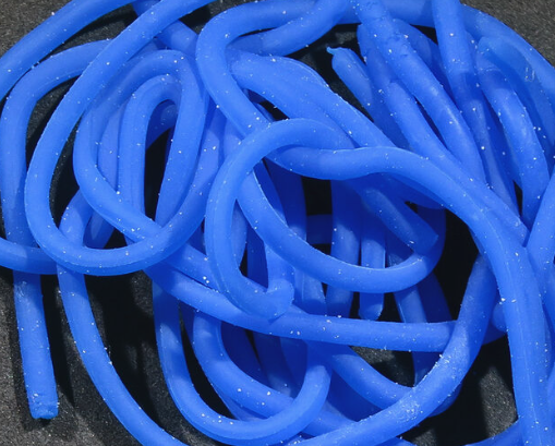 Trout-attracting Squirmy Wormies available in a range of enticing colors.