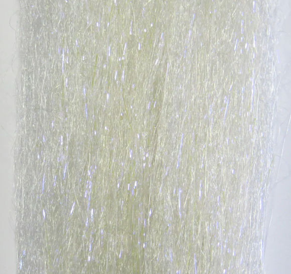 Deadly Dazzle material, blending Mirror Image and Super UV Flash for fly fishing.