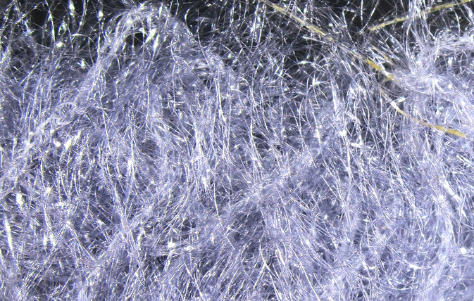 Hareline Krystal Hackle Grey Minnow Shrimp