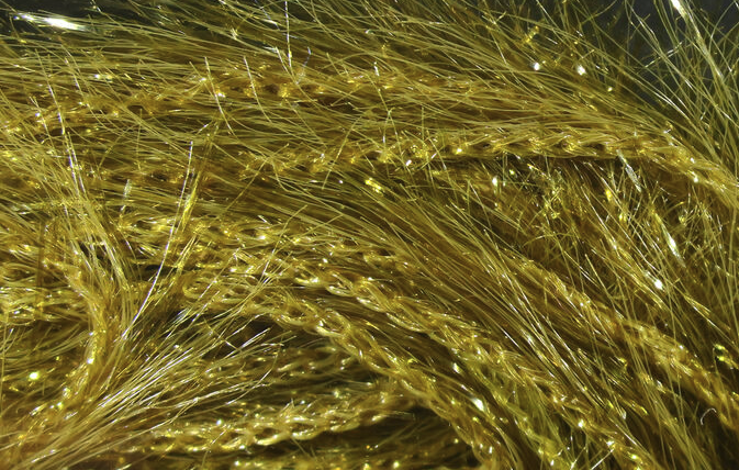 Hareline Krystal Hackle Olive Brown