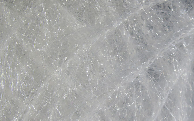 Hareline Krystal Hackle White Clear