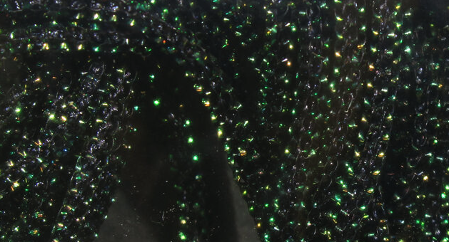 Hareline Micro Pearl Core Braid Black