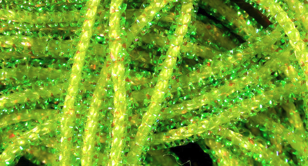 Hareline Micro Pearl Core Braid Olive