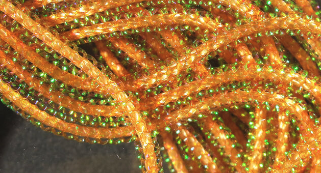 Hareline Micro Pearl Core Braid Root Beer