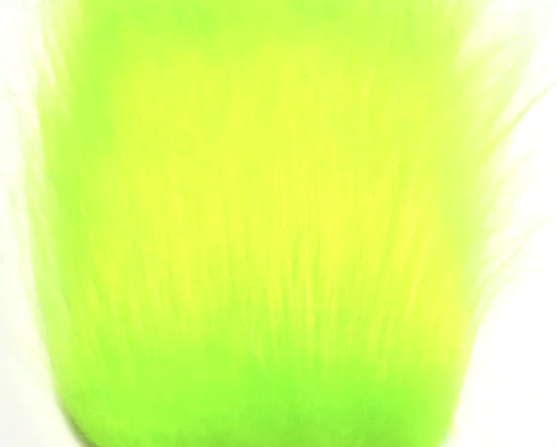 Polar Fiber Electric Yellow synthetic hair for minnow and flats flies