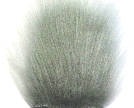 Polar Fiber Grey synthetic fur with natural taper for realistic baitfish