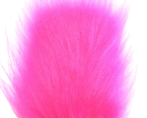 Polar Fiber Hot Pink fly tying fur for trout, steelhead, and salmon flies