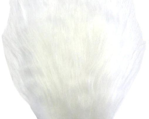 Polar Fiber White synthetic fly tying patch for baitfish and streamer wings