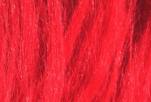 Hareline Pseudo Hair Red