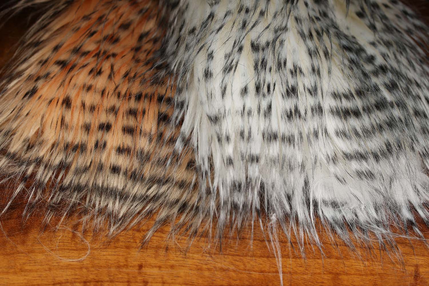 Barred synthetic Pseudo Hair for fly tying