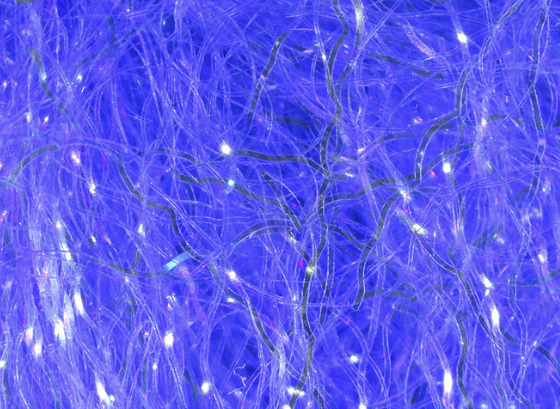 Hareline Ripple Ice Fiber Blue UV