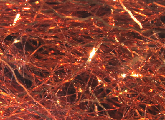 Hareline Ripple Ice Fiber Copper