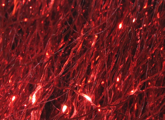 Hareline Ripple Ice Fiber Red