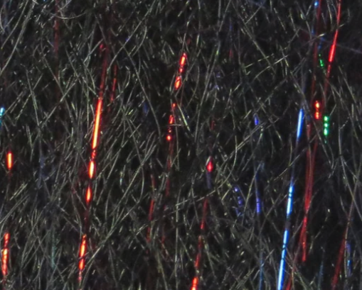 Versatile Flash Blend material for bass, pike, and saltwater flies.