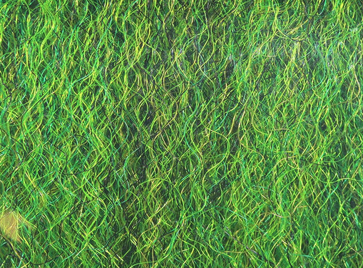 Strung Fuzzy Fiber Green Olive