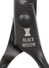 Dr. Slick Black Widow Arrow Razor Scissors 3.7" Black Widow Logo