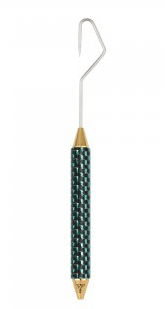 Dr. Slick Jumbo Carbon Fiber Handle Dubbing Hook, ideal for fly tying, ergonomic design, enhances dubbing efficiency