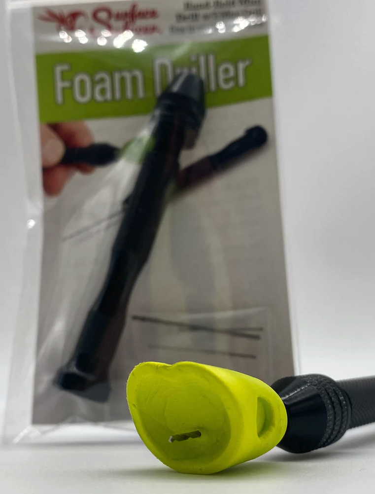 Surface Seducer Foam Driller Fly Tying Tool Action 2
