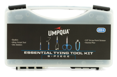 Umpqua Dream Stream Plus 5 Piece Essential Tool Kit is the perfect gift for people getting into fly tying