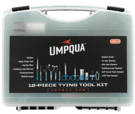 Umpqua DreamStream Plus Master Tool Kit is the perfect way to purchase all your fly tying tools at once