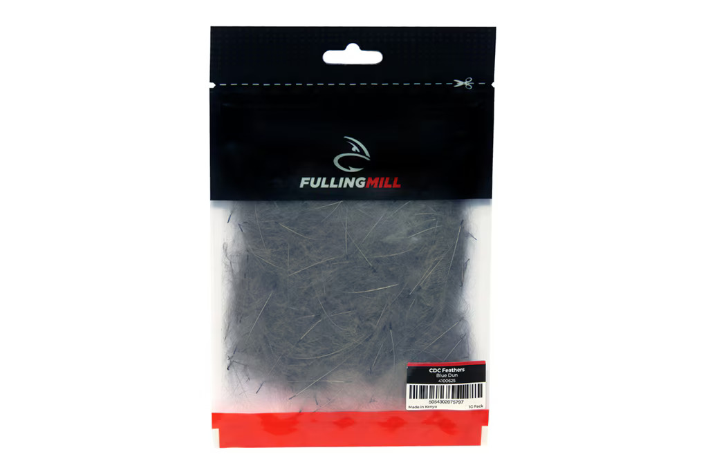 Blue dun CDC feathers for mayfly emergers dry fly wings and CDC hackles