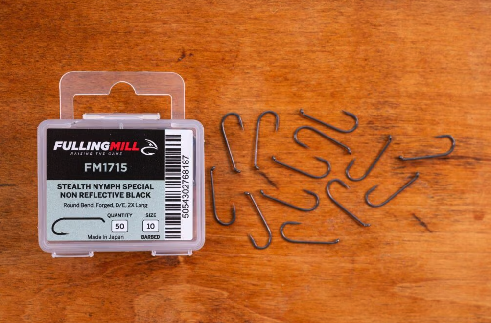 Durable Stealth Nymph Special hooks from Fulling Mill, ideal for discreet presentations in various waters