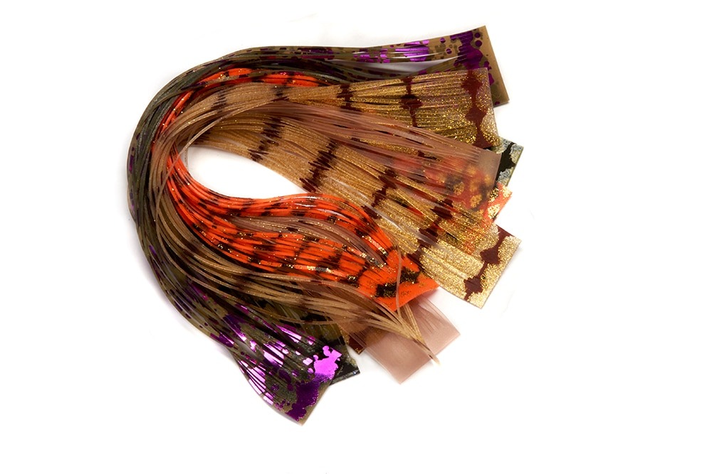 Fulling Mill Heavy Barred Legs assortment pack barred rubber legs for fly tying streamers bass flies and saltwater patterns