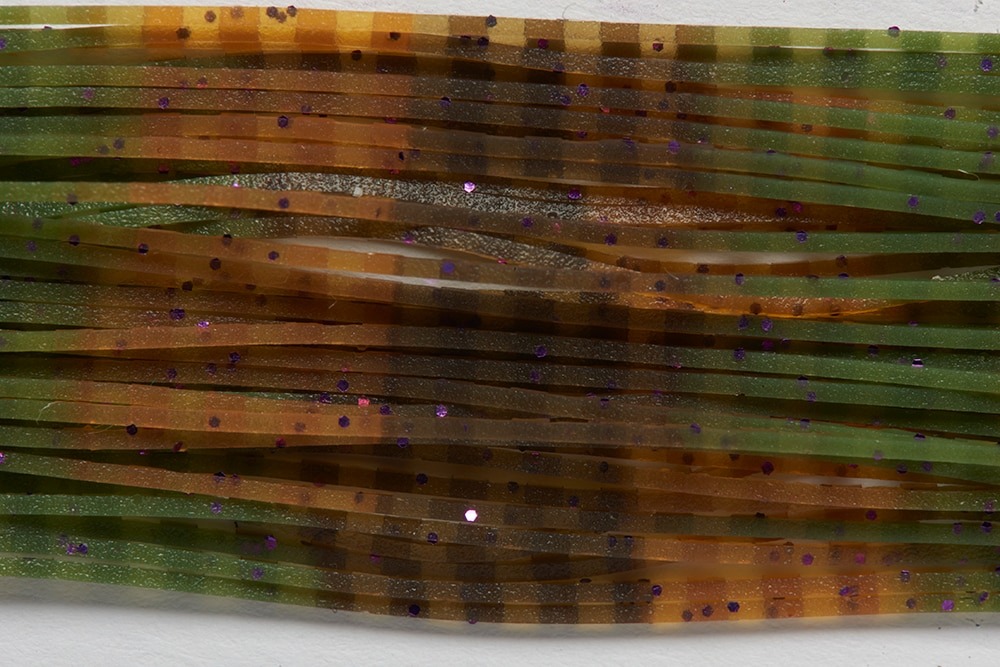 Fulling Mill Rumble Legs camo craw textured silicone legs fly tying material for bass bugs and crayfish patterns