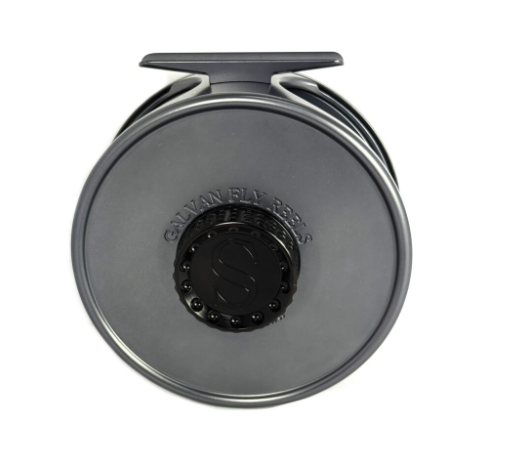 Drag knob view of Galvan Swing Fly Reel