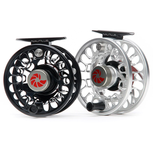 Nautilus NV-G silver and black fly fishing reels