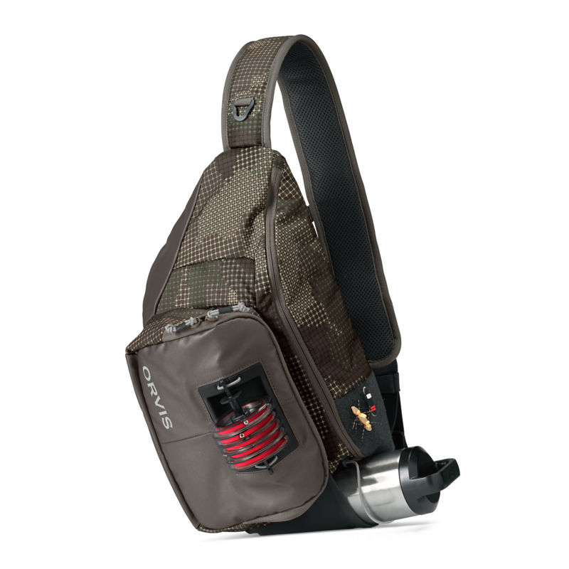 Orvis Sling Pack shown in the Camo color