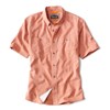 Tech Chambray Short-Sleeved Work Shirt - BOURBON