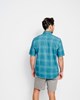 Tech Chambray Short-Sleeved Work Shirt - MED BLUE/WHITE