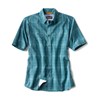 Tech Chambray Short-Sleeved Work Shirt - BLUE LAGOON