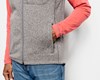 Recycled Sweater Fleece Vest - HEATHER GRAY