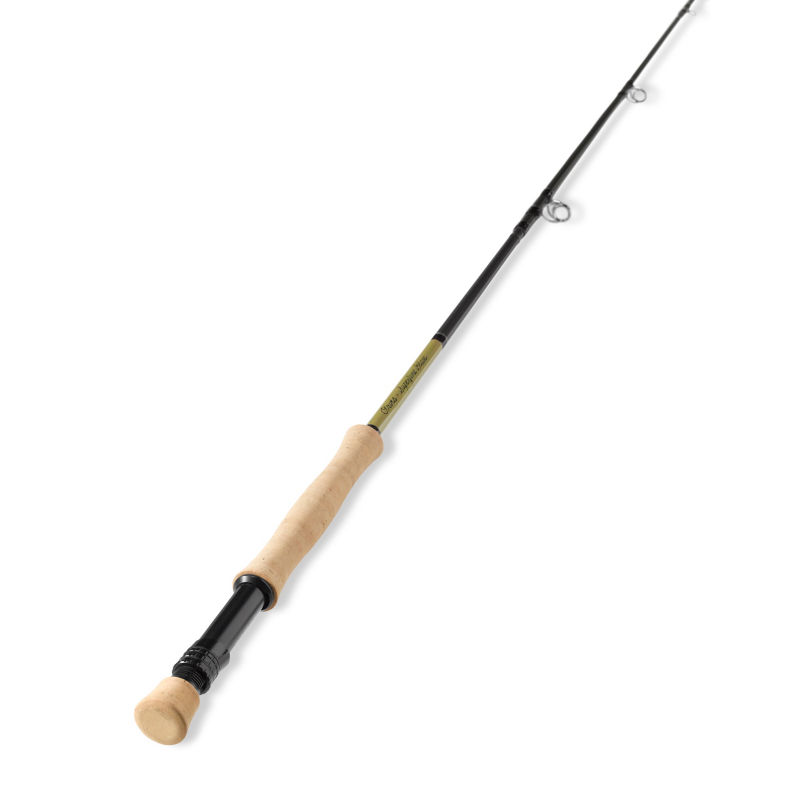 The Orvis Superfine, blending smooth casting with the sensitivity of fiberglass.