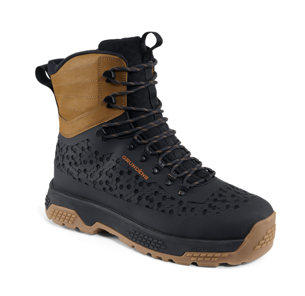 Angled view of Grundens Rock Armor Wading Boot