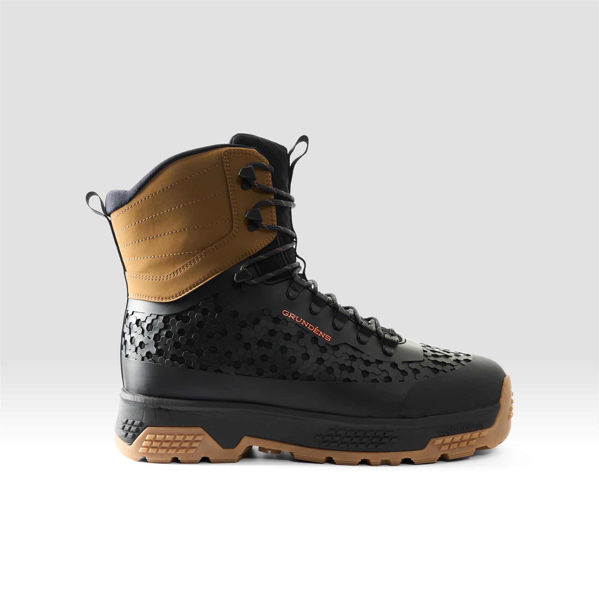 Grundens Rock Armor wading boot side profile lightweight protective fly fishing boots