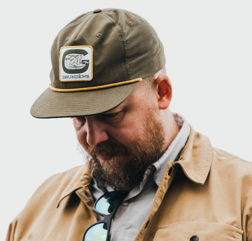 Grundens G Bass Hat designed for outdoor enthusiasts, combining comfort and vintage style.
