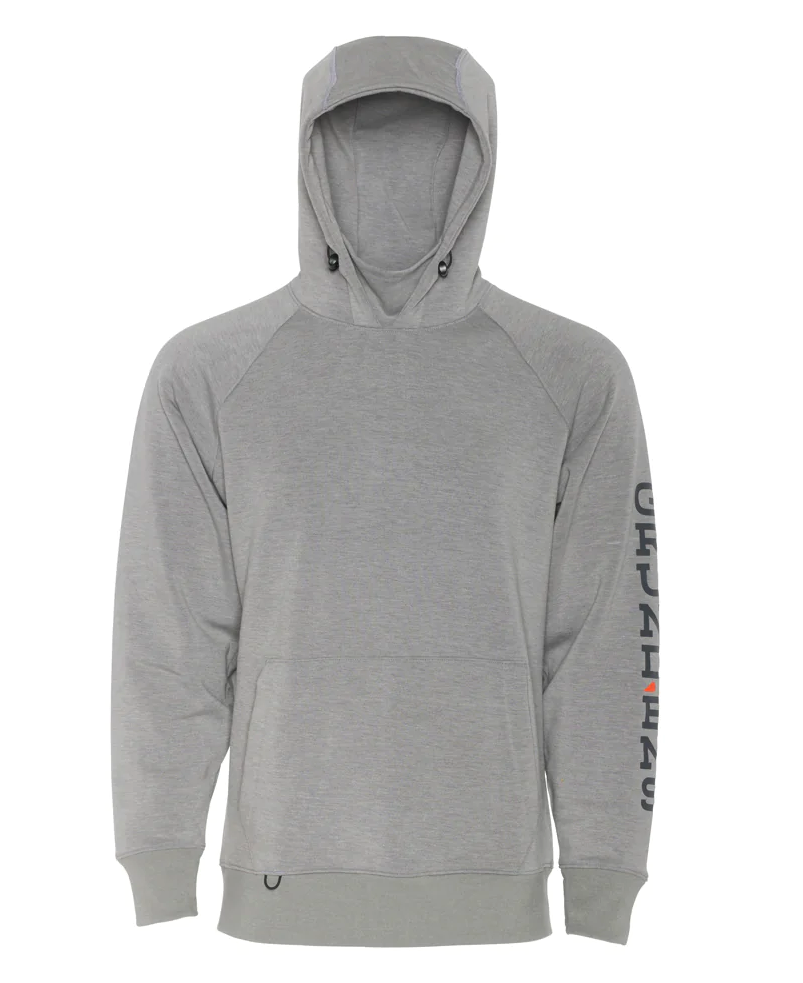 Grundens Dillingham Tech Hoodie with moisture-wicking performance fabric.