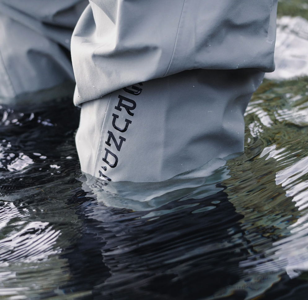 Grundens Bedrock Stockingfoot Waders with 38mm stretch safety wading belt, available now