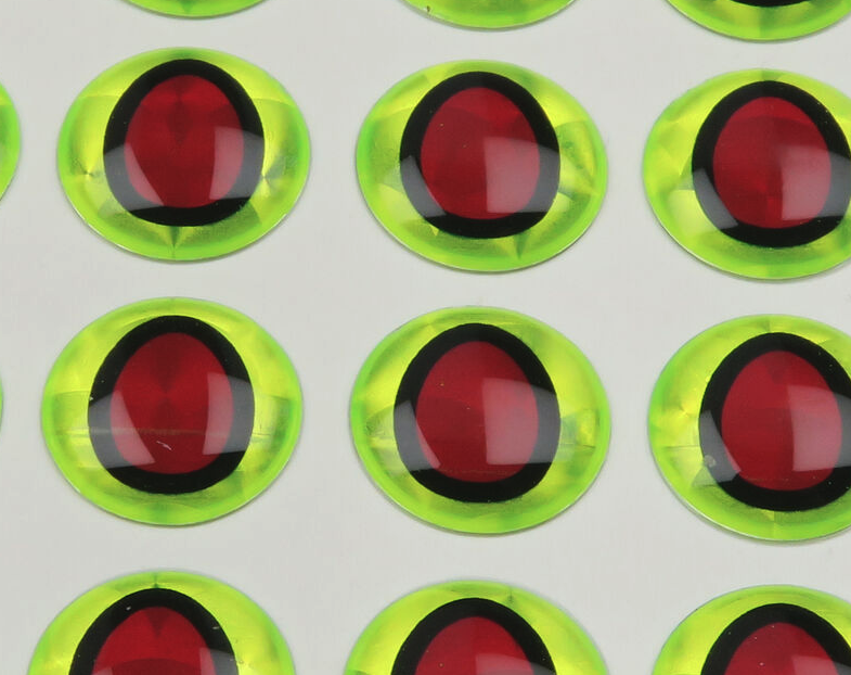 3D Holographic Adhesive Backed Eyes Are The Best Way To Bring Life To Your Freshwater And Saltwater Flies