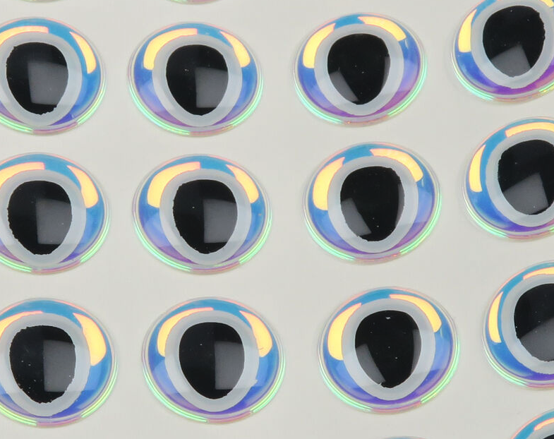 3D Holographic Adhesive Backed Eyes Are The Best Way To Bring Life To Your Freshwater And Saltwater Flies