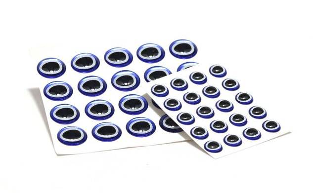 Order  Hareline 3D Oval Pupil Eyes online at TheFlyFishers.com best fly tying materials selection.