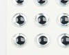 Silver Hareline Eyes 3D Big Fish Eyes for fly tying
