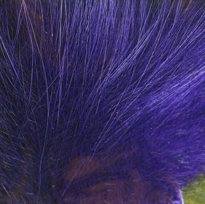 Purple dyed Arctic Fox Hair