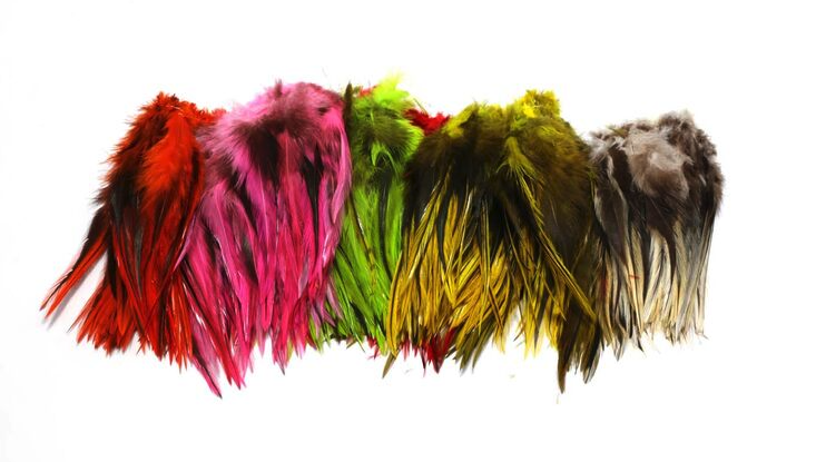 Order Hareline Badger Saddle Hackle online at TheFlyFishers.com