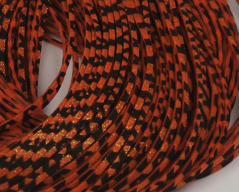 Hareline Crazy Legs Barred Fly Tying Material Are Perfect For Adding Color And Motion When Fly Tying Streamers